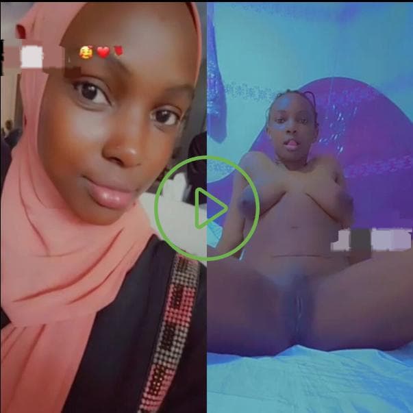 Hausa teen girl masturbate her pussy on camera
