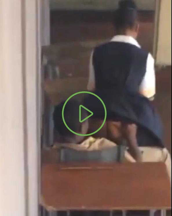 High School Student Fucking In Empty Classroom After School Closed