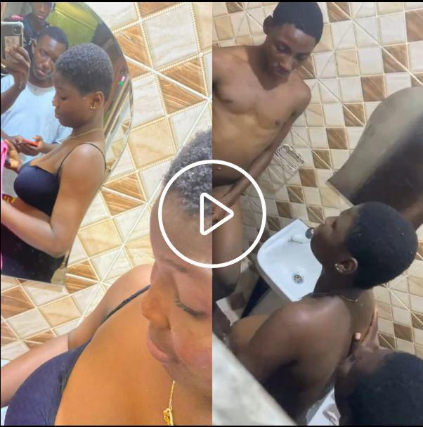 High school girl gets fuck by male classmates during after waec house party