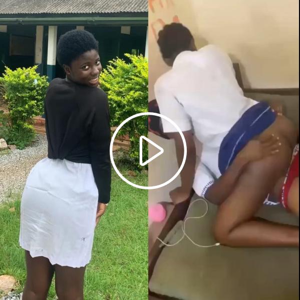 African High school girl gets fuck by class mate