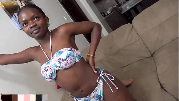 This 18yrs ebony pastors daughter took my cock deep while her parents thought she was at bible study