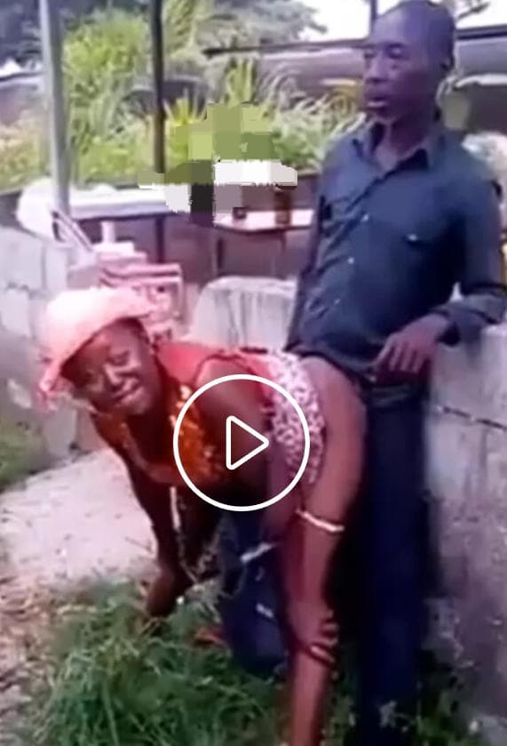 African leak sex video- married woman fuck drunk husband in the street