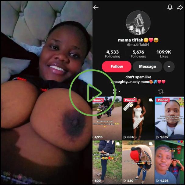 Leak sex video of tiktoker mama tiffah and him student boyfriend
