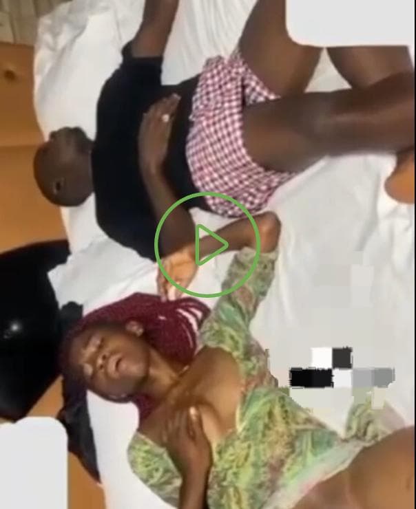 Naija girl gets fuck while main boyfriend is sleeping