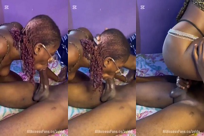 Naija Twitter girl “Hydonni” sucked and fucked the dick very well