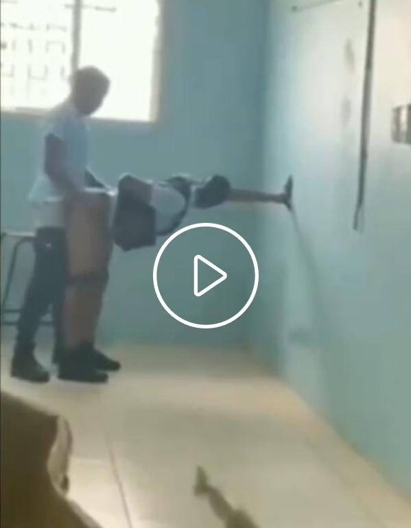 SHS Principal Caught student fucking in empty classroom during break time