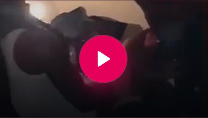 Threesome gangbang with home girl at lonely home