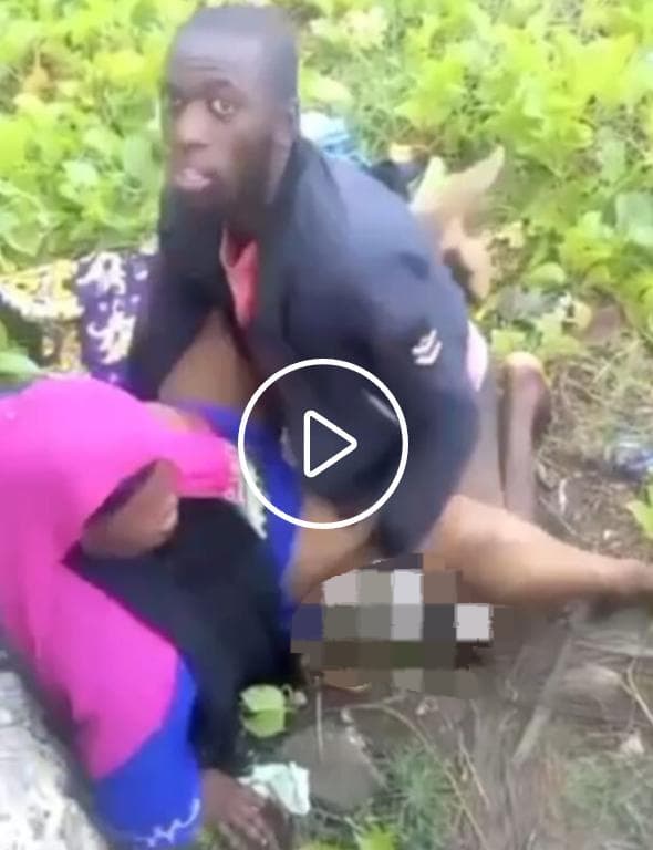 Hausa man caught fucking Hausa girl behind uncompleted building