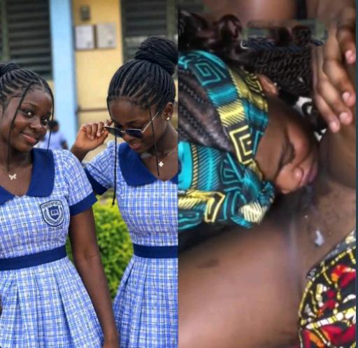 Two students of Christian model academy practice lesbianism